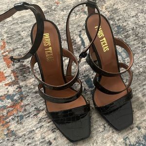 BRAND NEW PARIS TEXAS STRAPPY SANDAL HEELS